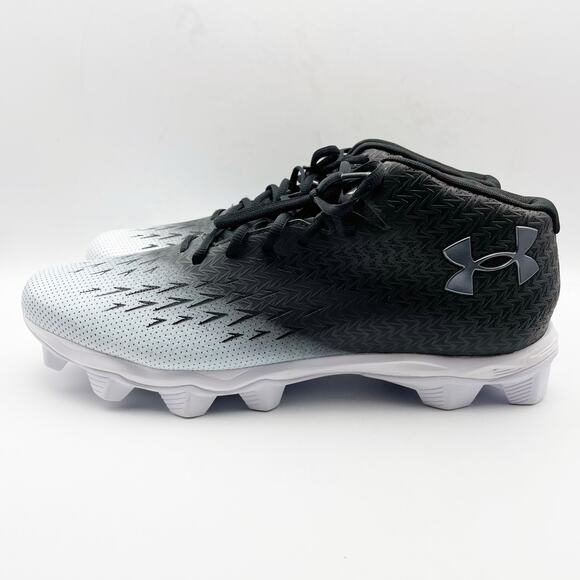 Under Armour Mens Spotlight Fran RM 4.0 Cleats US 16M EU 50.5 White Black EUC main image 12